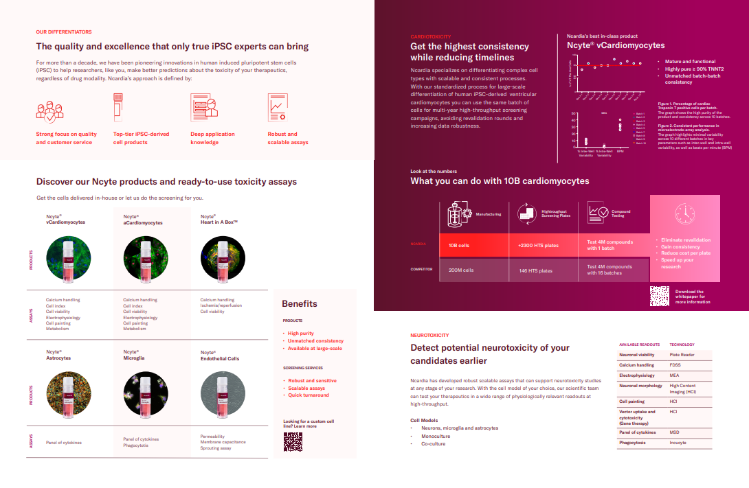 toxicology brochure